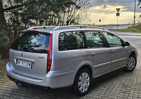 Citroen C5 cena 6900 przebieg: 298000, rok produkcji 2005 z Biały Bór małe 277